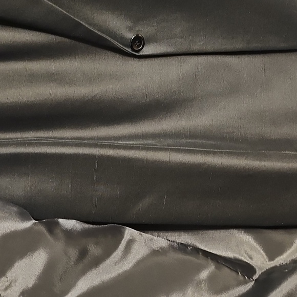 Josephine Chaus Petite Black Silk Suit Blazer/Skirt Set - Picture 6 of 9